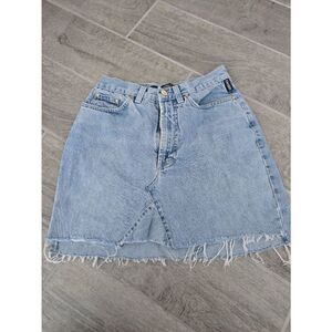 Women's Versace Jeans Couture Denim Skirt‎  XS 24 Vintage